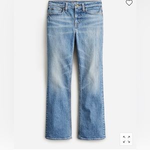 J.CREW Demi-boot crop jeans in Flora Wash